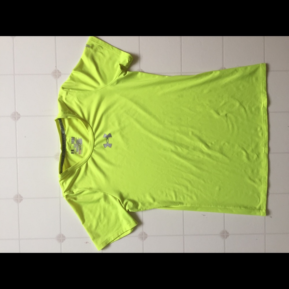 Under Armour Neon Yellow Athletic T-Shirt